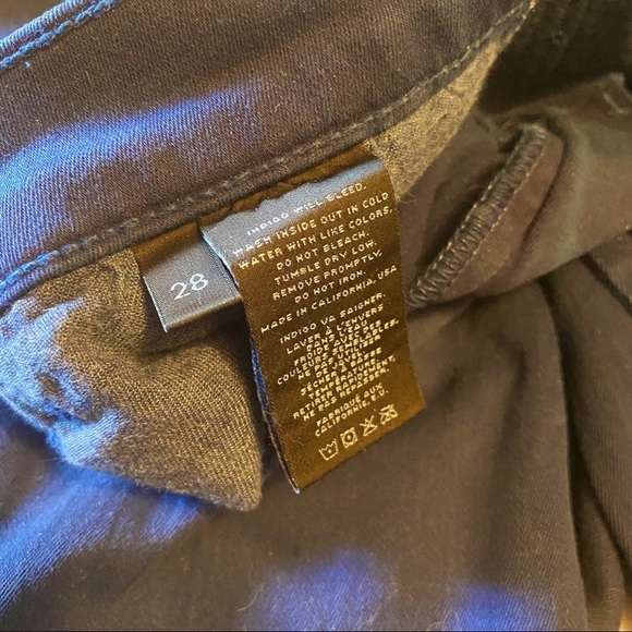 J BRAND Navy Skinny Jeans - Size 28 - Picture 5 of 5
